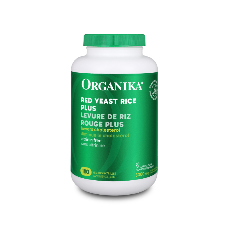 Organika紅酵母米萃取, 降膽固醇 保護心髒,180粒素食膠囊