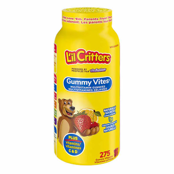 【clearance】 L'il Critters Gummy Vites Multivitamin, 275 Gummy Bears EXP:03/2025