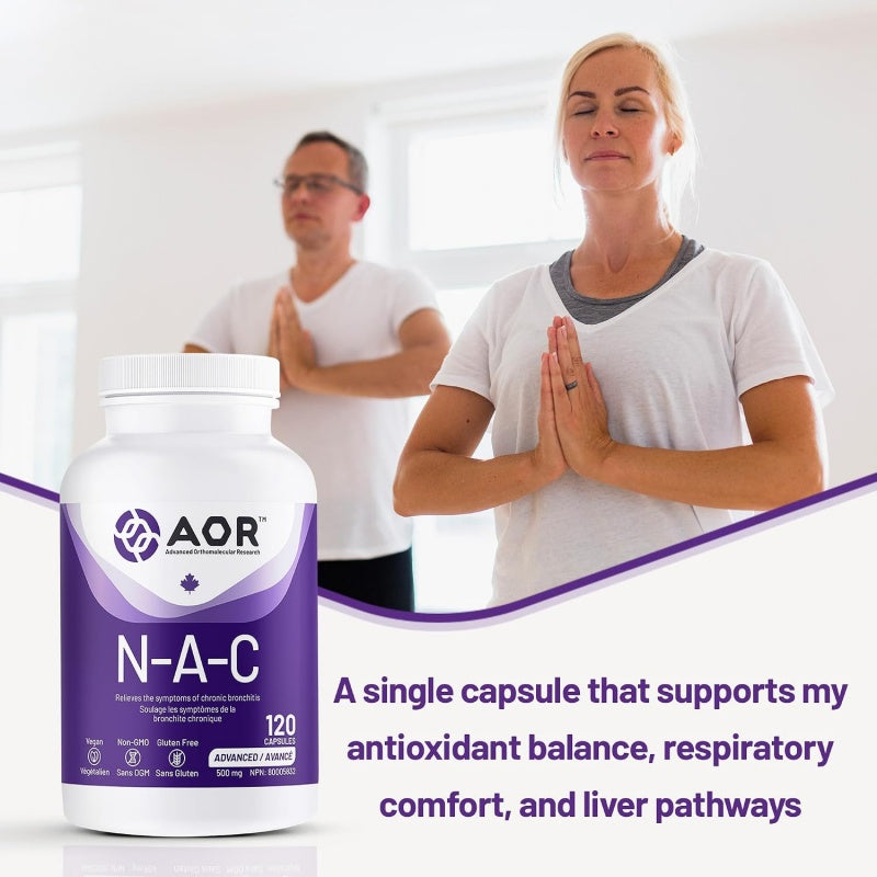 AOR N-A-C N-Acetyl Cysteine 500mg,120caps