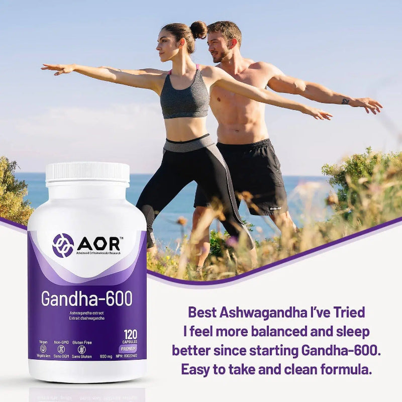 AOR Gandha-600 Ashwagandha extract 600mg 120 VCapsules