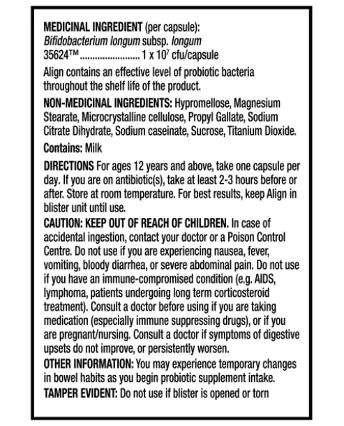 Align 消化道專家 益生菌膠囊, 77顆