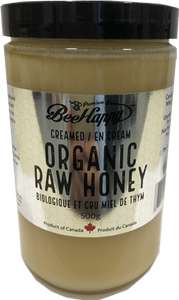 【clearance】Bee Happy Organic Raw Honey 500 g EXP: 02/2025