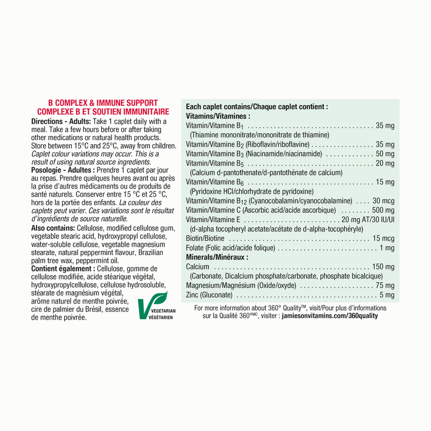 Jamieson Stressease B-Complex 90 caplets
