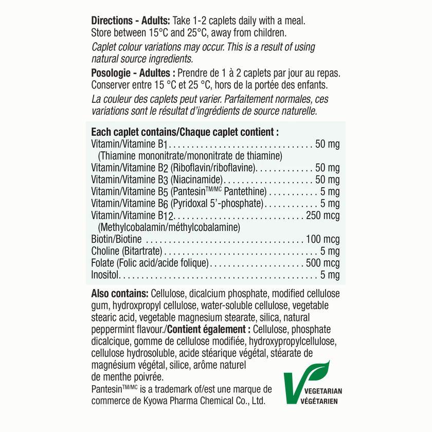 Jamieson B Complex 50 mg Value Size 200 caplets