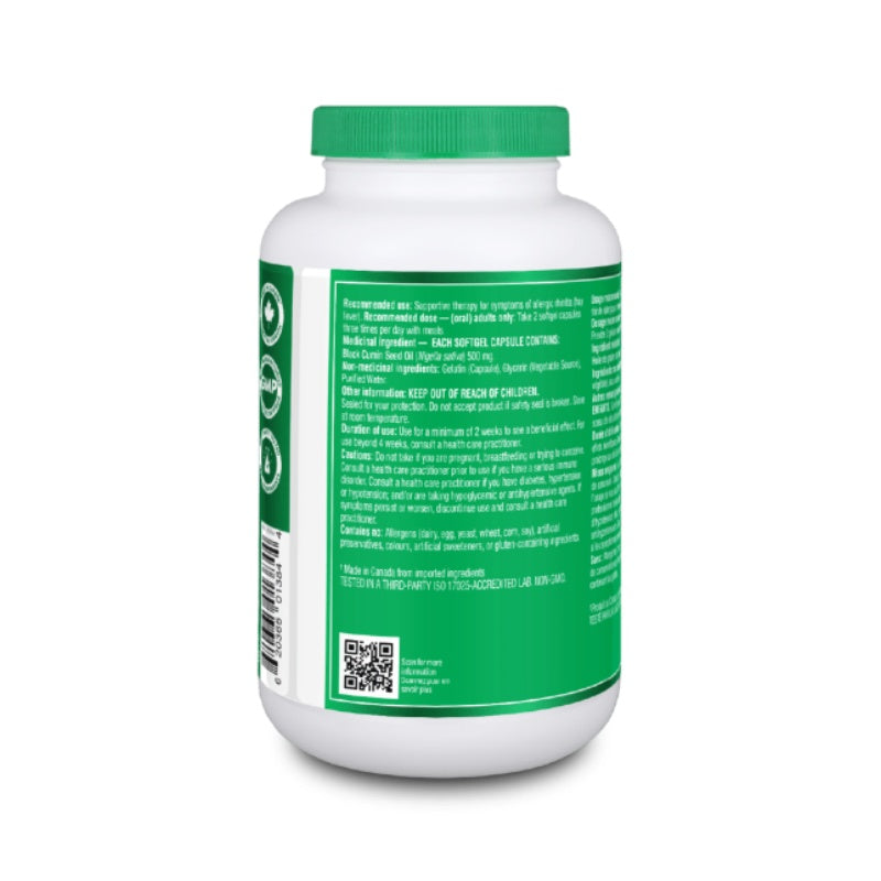 6x Organika Black Cumin Seed Oil 500 mg 120 softgels Bundle