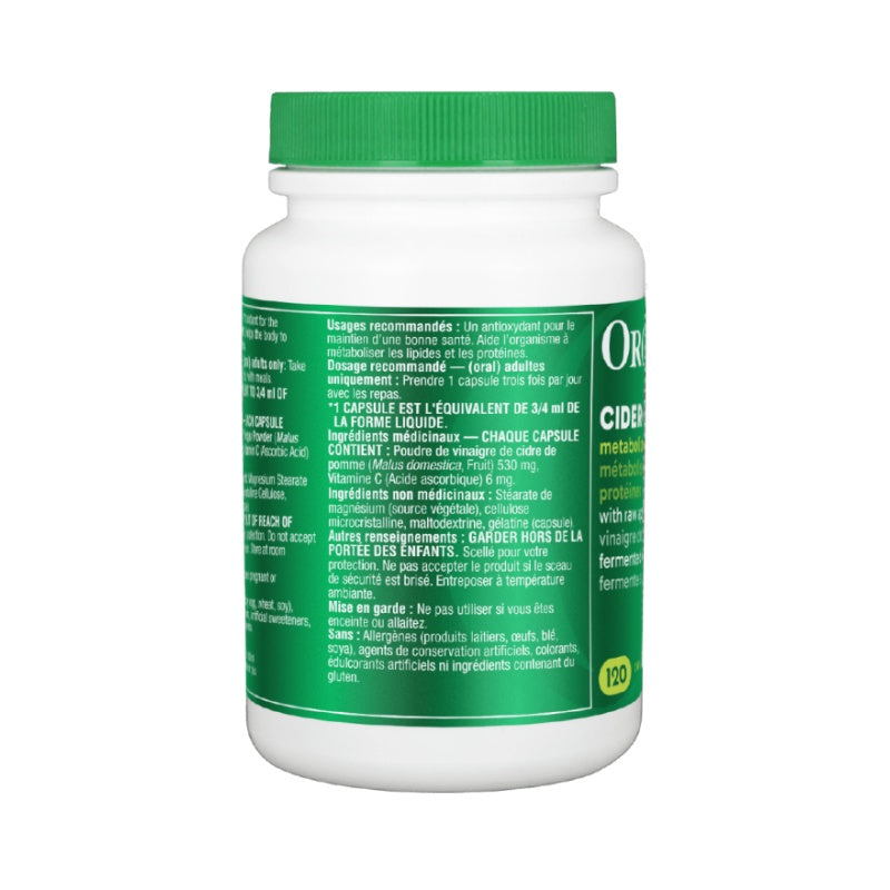 6x Organika Cider Vin 120 capsules Bundle