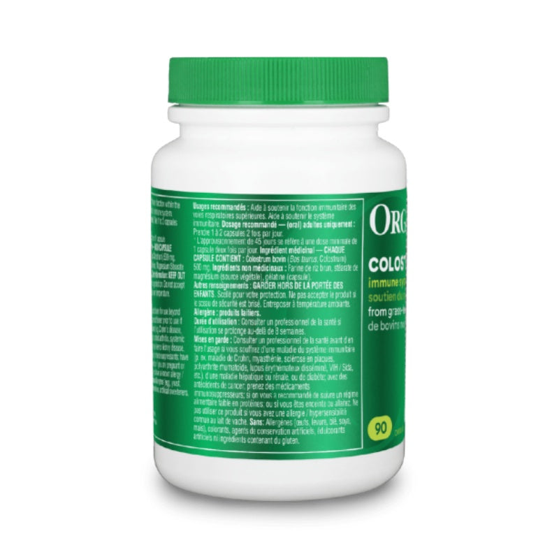 6x Organika Colostrum Bovine 500mg 90 caps Bundle