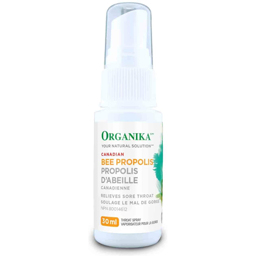 3x Organika Bee Propolis Throat Spray Alcohol Free 30 ml Bundle