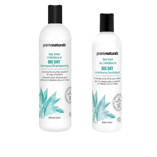Prairie Naturals 茶樹藥物洗髮精500毫升 & 潤髮乳350ml