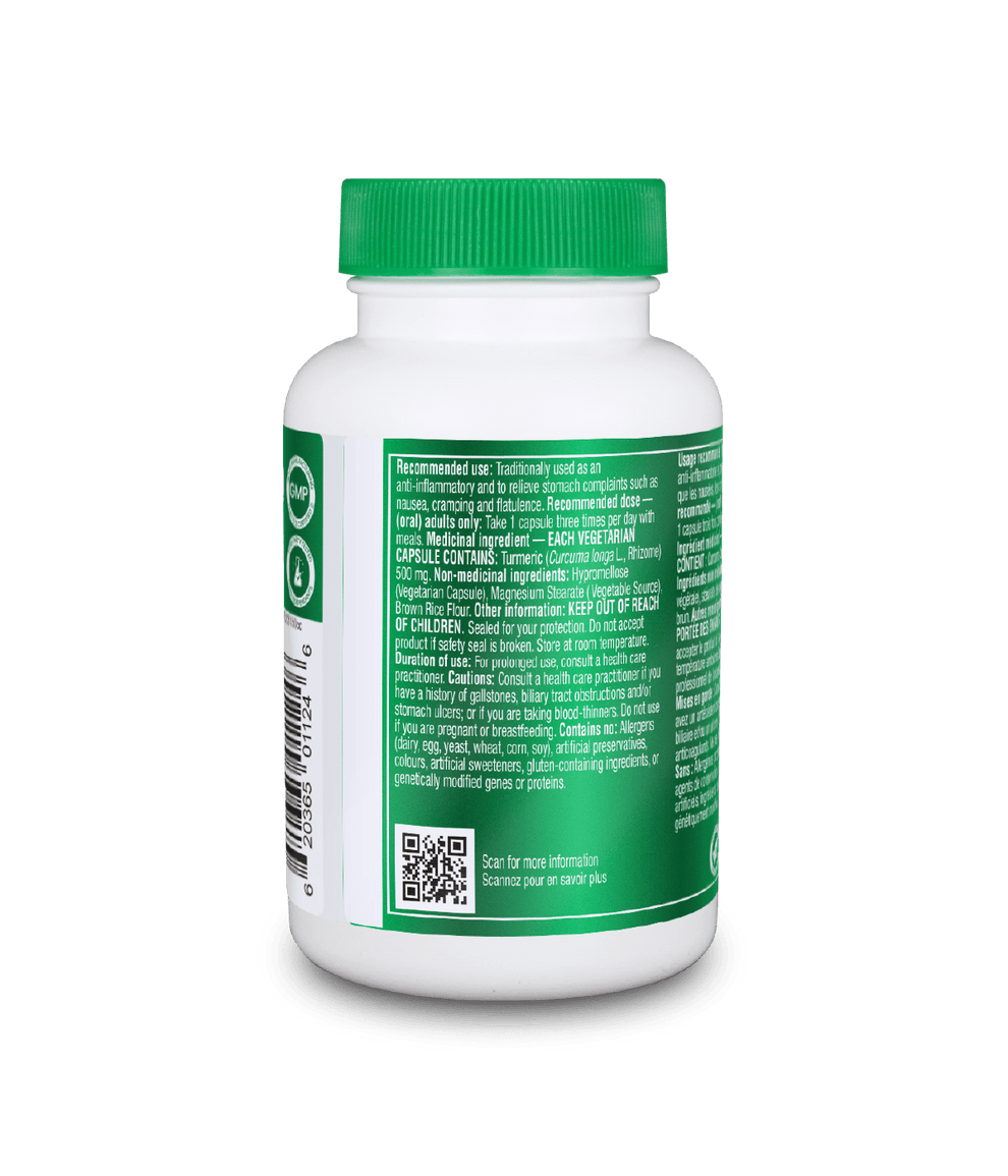 6x Organika Curcumin 500mg 60 capsules Bundle
