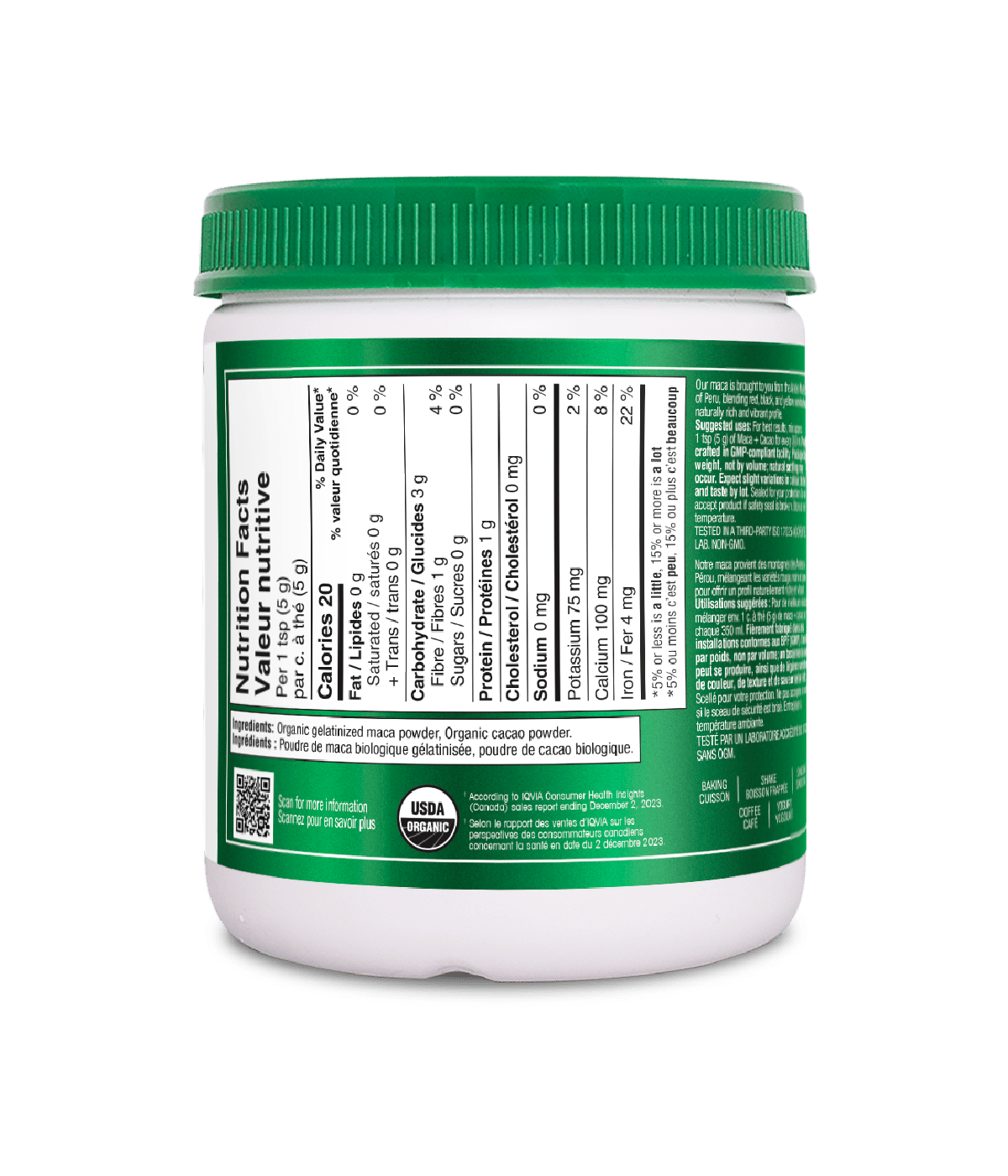 6x Organika Maca + Cacao Powder 200g Bundle