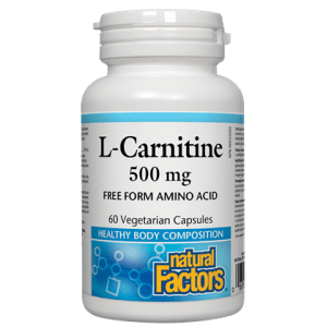 Natural Factors L-Carnitine 500 mg, 60 Vcapsules – Natural Vitamin Direct  natvd.com