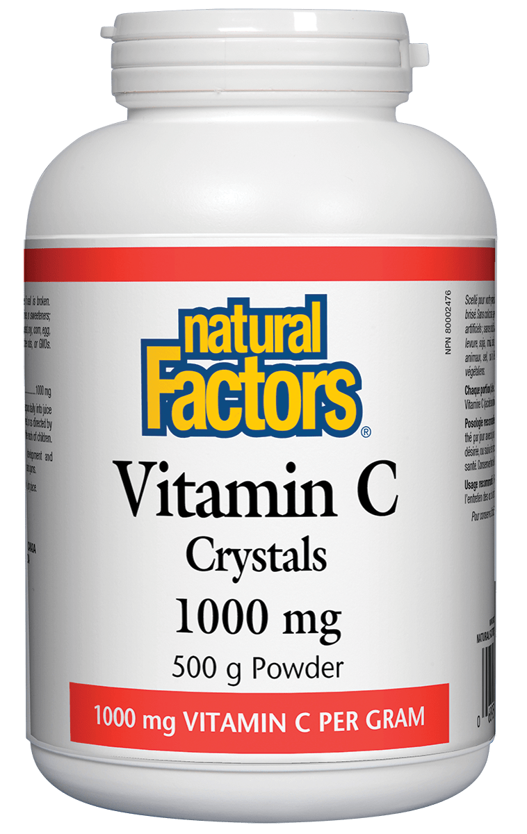 Natural Factors Vitamin C Crystals 1000mg, 500g
