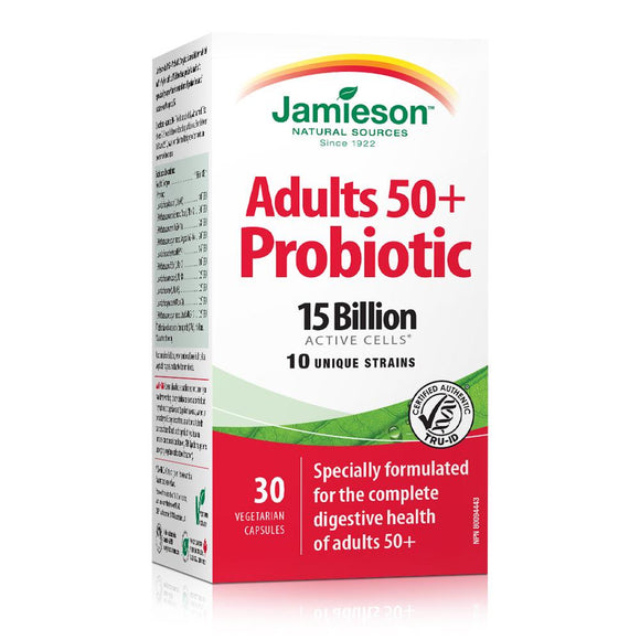 Jamieson Probiotic Complex For Adults 50 +, 30 caps