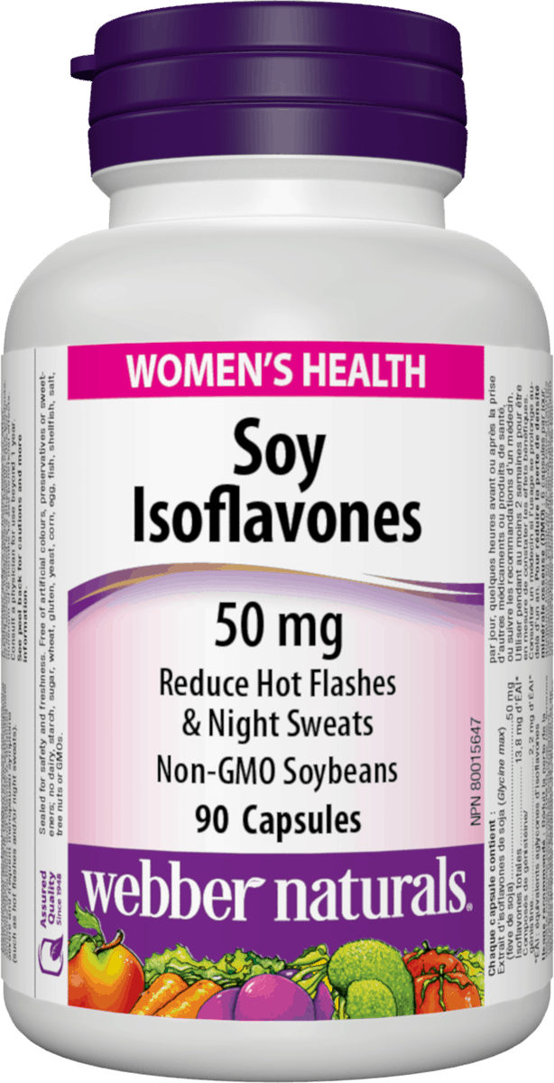 Webber Naturals Soy Isoflavones 50 mg 90 capsules