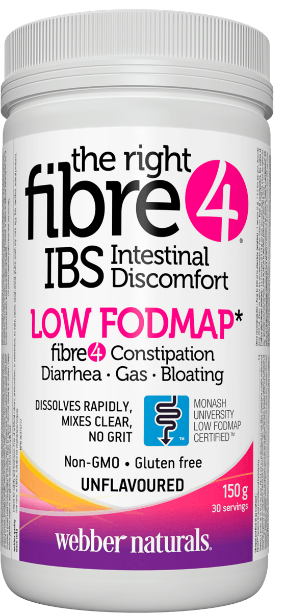 Webber Naturals The Right Fibre4 IBS Intestinal Discomfort - Unflavoured - 150g