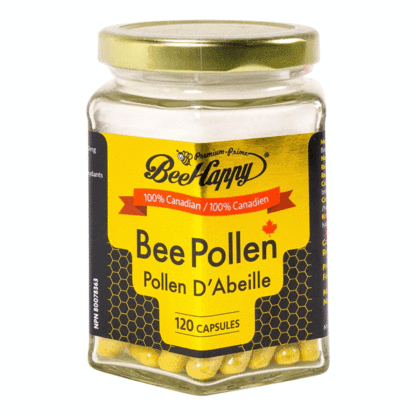 Bee Happy 100% Canadian Bee Pollen, 120 capsules
