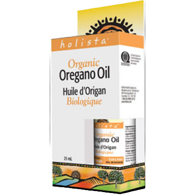 Holista Certified Organic Oil of Oregano, Regular Strength 36% Carvacrol, 25mL