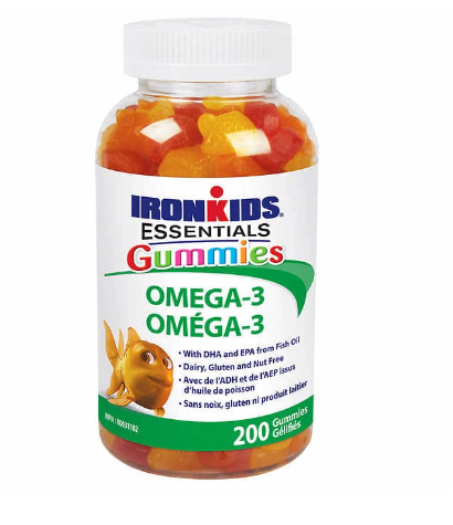 IronKids 小鐵人 Omega-3 水果軟糖,200 顆