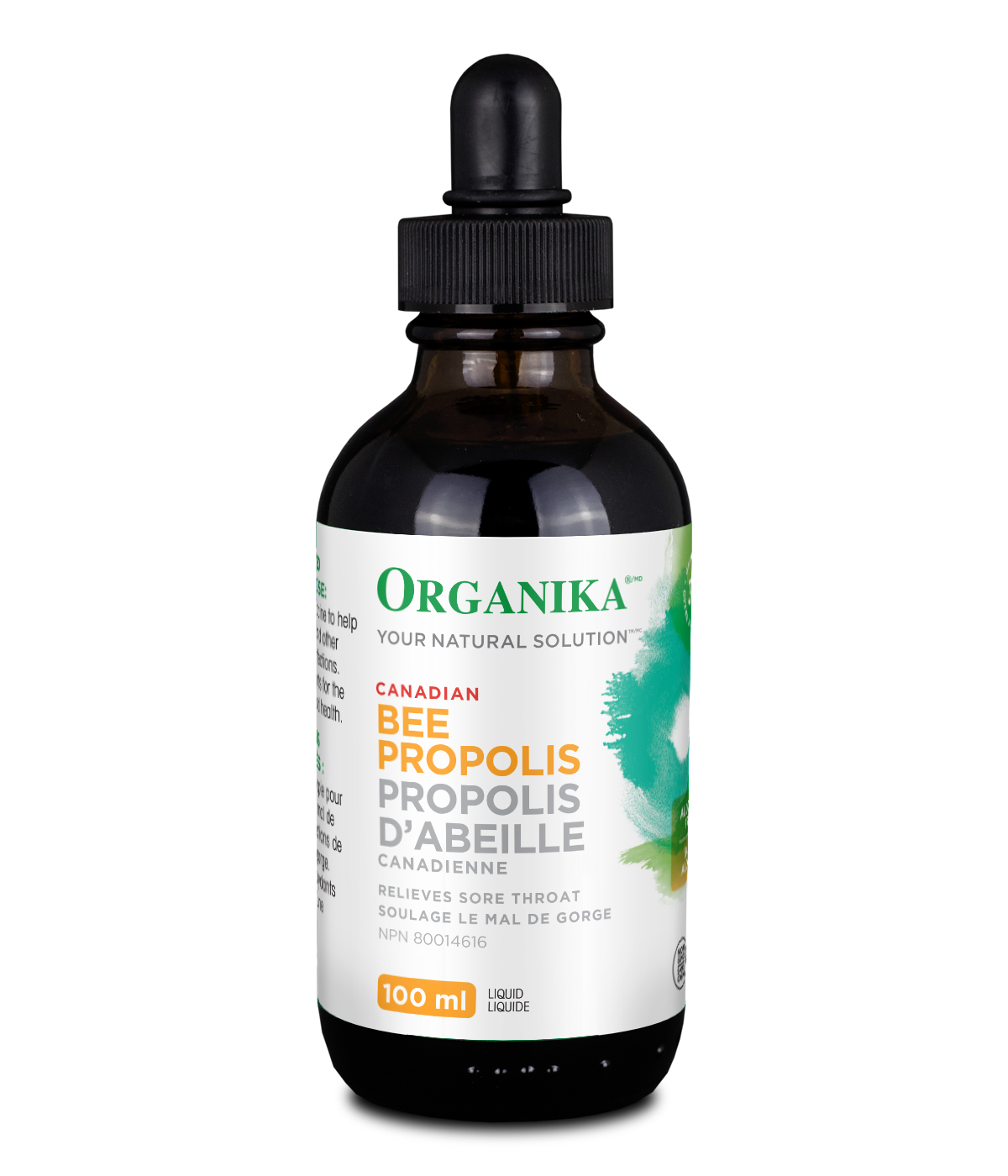 优格康 Organika Bee Propolis- Liquid Alcohol Free 100 ml Canada