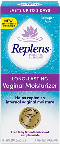 Replens Vaginal Moisturizer and Lubricant Gel, 8 applicators Natural Vitamin Direct natvd.com Replens Vaginal Moisturizer and Lubricant Gel, 8 applicators Natural Vitamin Direct natvd.com