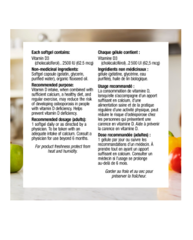 Webber Naturals Extra Strength D3 180 softgels