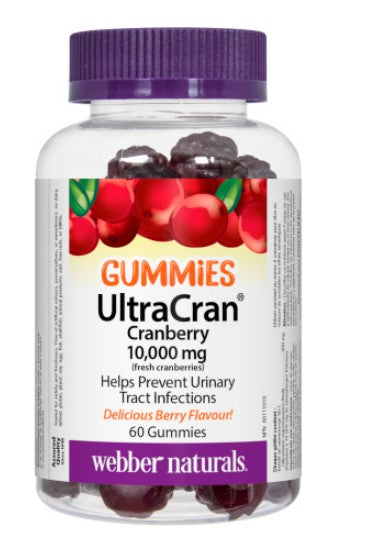 Webber Naturals UltraCran Cranberry 10,000mg, 60 Gummies