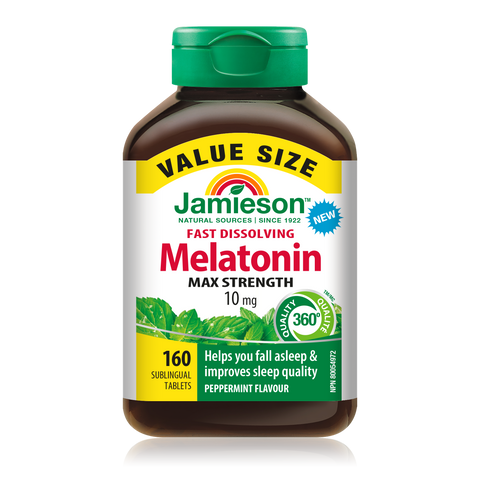 Jamieson Melatonin 10 mg Fast Dissolving, 160 tablets