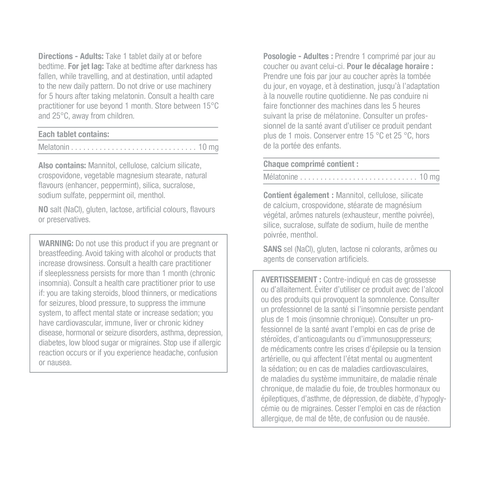 Jamieson Melatonin 10 mg Fast Dissolving, 160 tablets