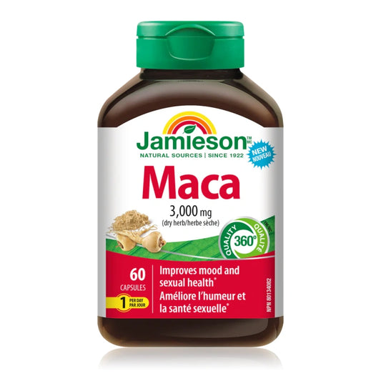 Jamieson High Potency Maca 3000 mg 60 capsules