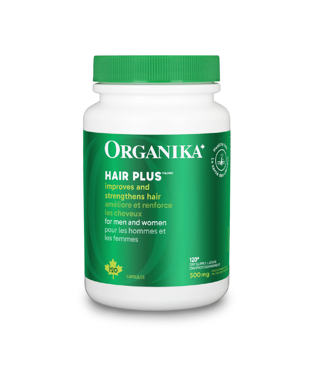 6x Organika Hair Plus 120 capsules Bundle