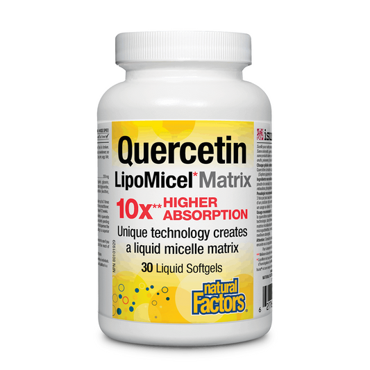 Natural Factors Quercetin LipoMicel Matrix 30 softgels