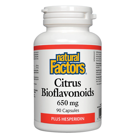 Natural Factors Citrus Bioflavinoids 650 mg 90 capsules natvd.com natural vitamin direct inc