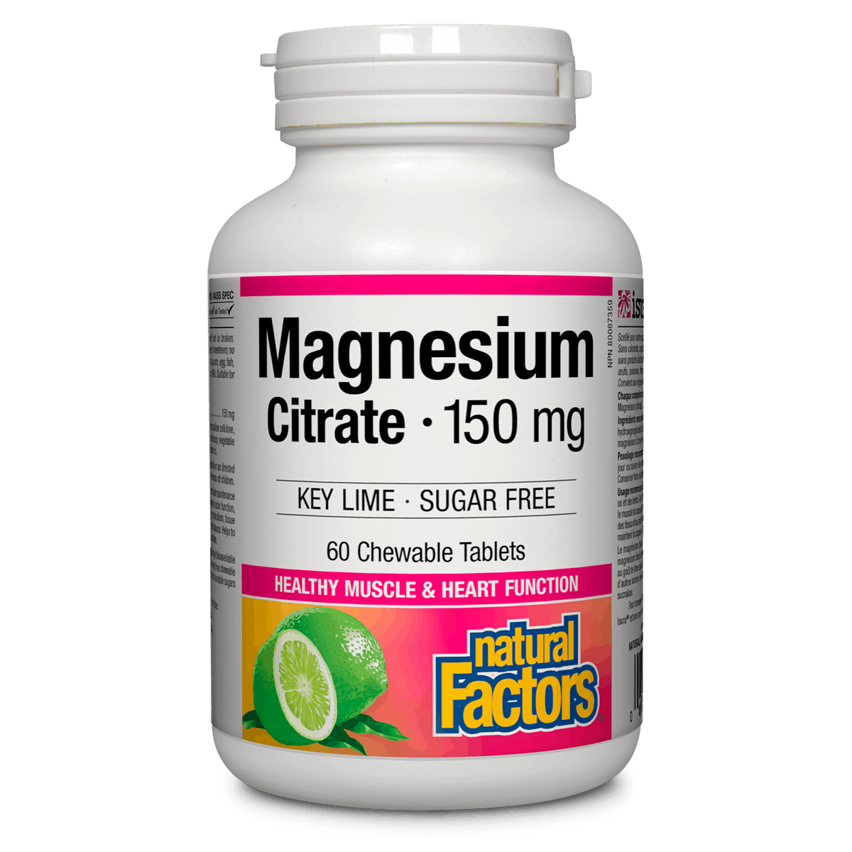 Natural Factors Magnesium Citrate 150 mg