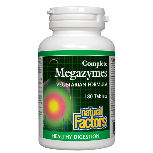 Natural Factors Complete Megazymes Vegetable Formula 180 tablets