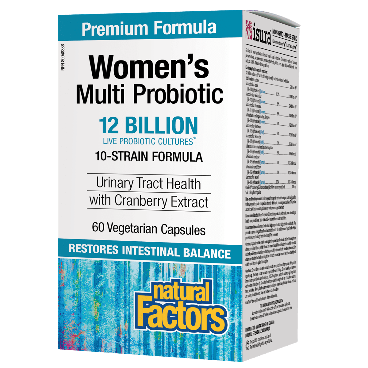 Natural Factors Women's Multi Probiotic Formula, 60 caps