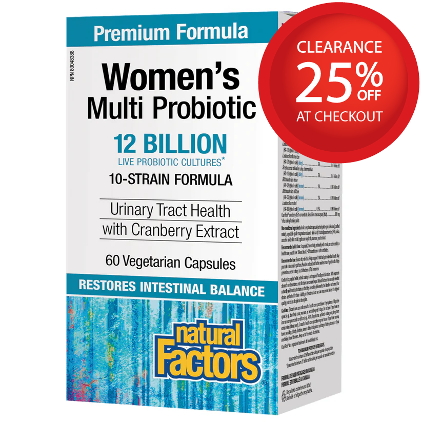 女性多種益生菌配方, 60素食膠囊