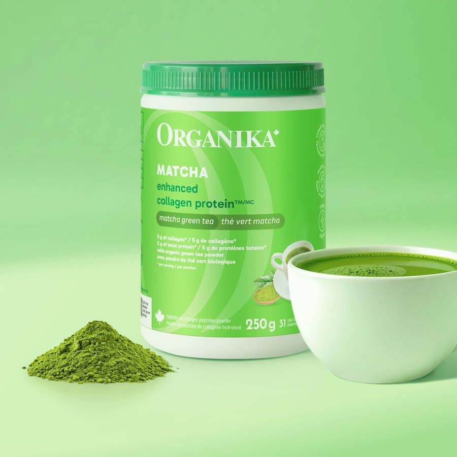 6x Organika Enhanced Collagen Vitality Matcha 250g Bundle