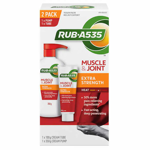 RUB-A535 特效关节肌肉止痛霜 350克+100克特惠装