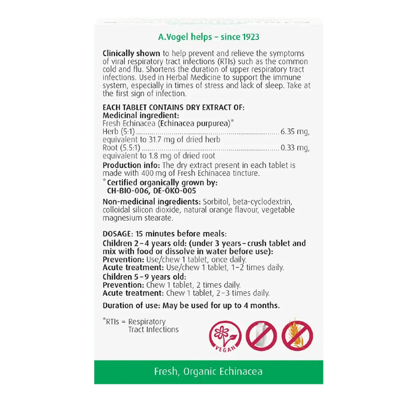 A. Vogel Echinaforce Junior, 180 Tablets
