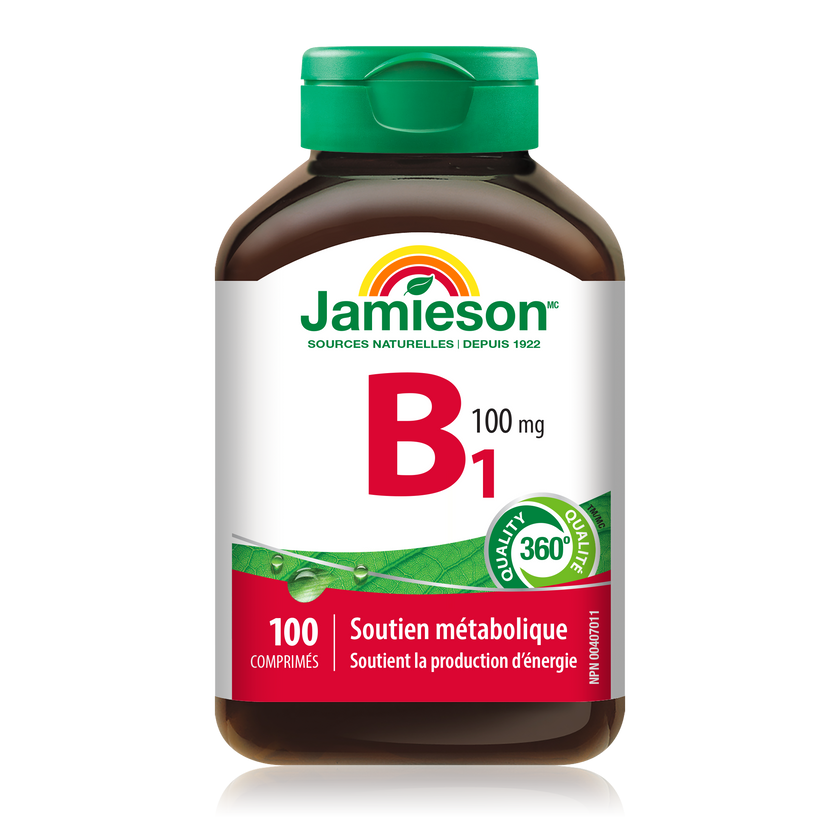 Jamieson 维生素B1（硫胺素），100片