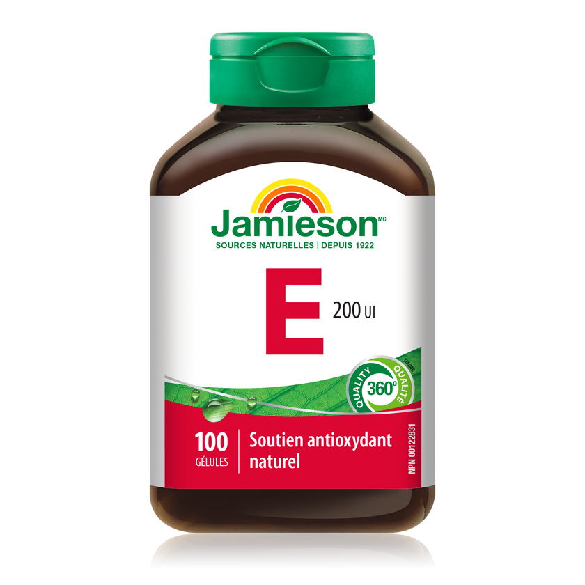 Jamieson 维生素 E 200IU，100 粒软胶囊