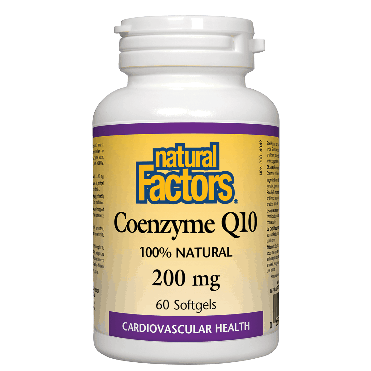 Natural Factors Coenzyme Q10 200mg Natural Vitamin Direct Inc Canada shop natvd.com