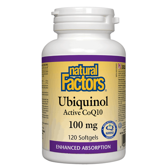 Natural Factors Ubiquinol 100 mg 120 softgels