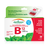 Jamieson Vitamin B12 (Methylcobalamin) 1000mcg, 30 Dissolving Strips