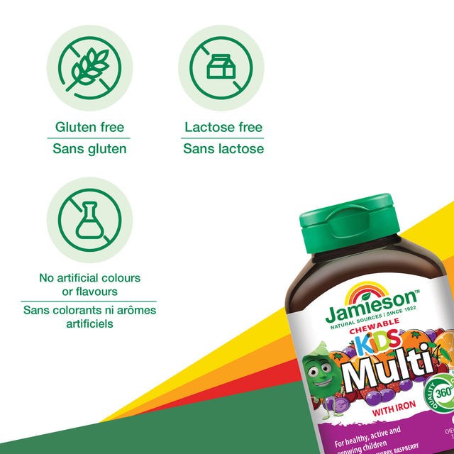 Jamieson Kids Chewable Multi 60 tablets