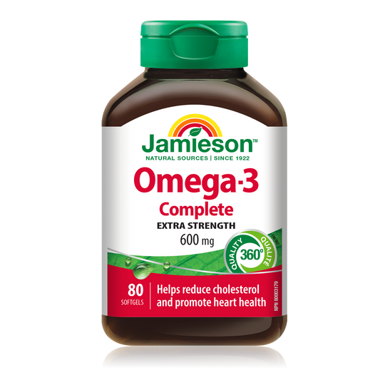 Jamieson 野生鮭魚和魚油 Omega 3 複合物 80 粒