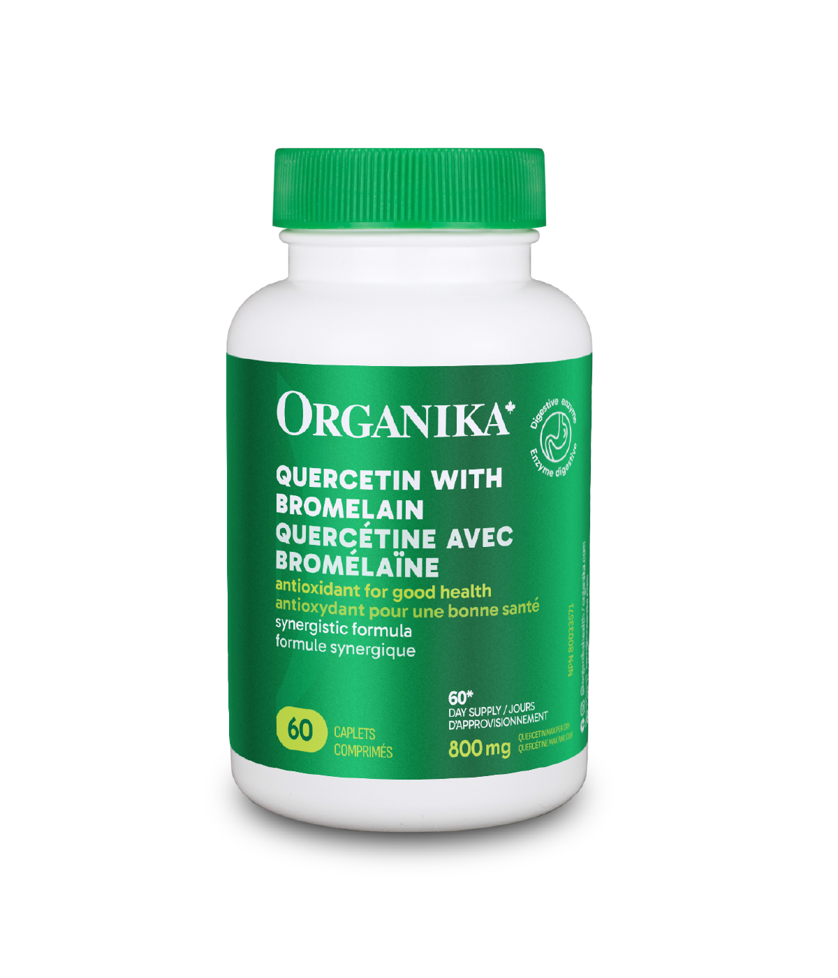 6x Organika Quercetin with Bromelain 500mg 60 caplets Bundle