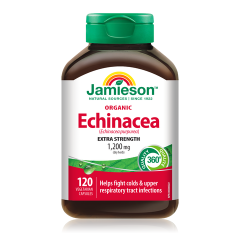 Jamieson Organic Echinacea 1,200 mg, 120 capsules