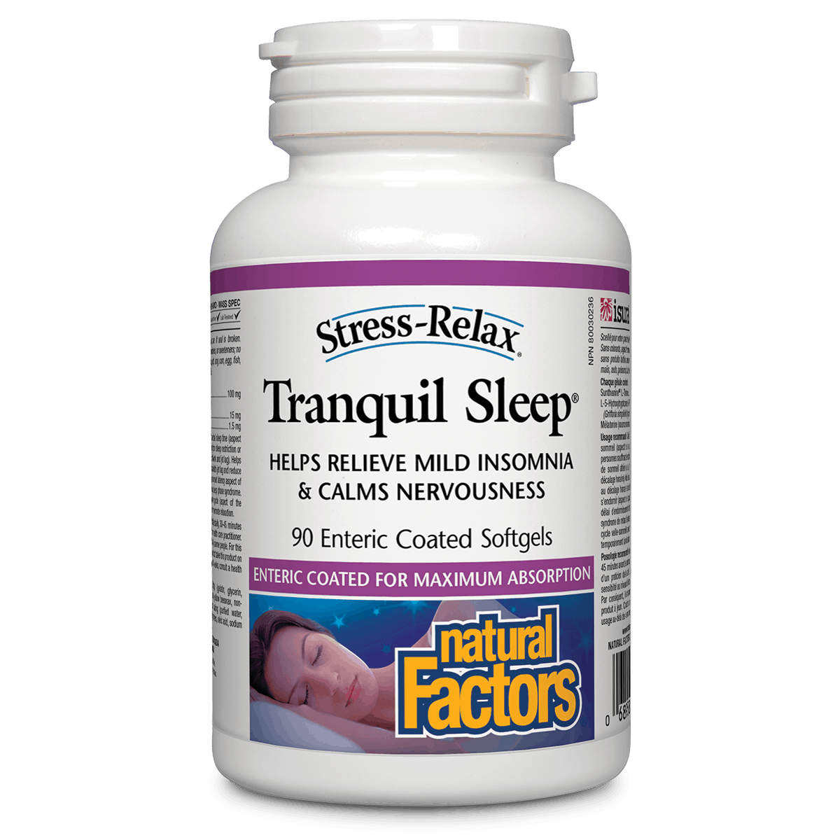 Tranquil Sleep 90 softgels Natural Vitamin Direct Inc Shop Canadian since 1997